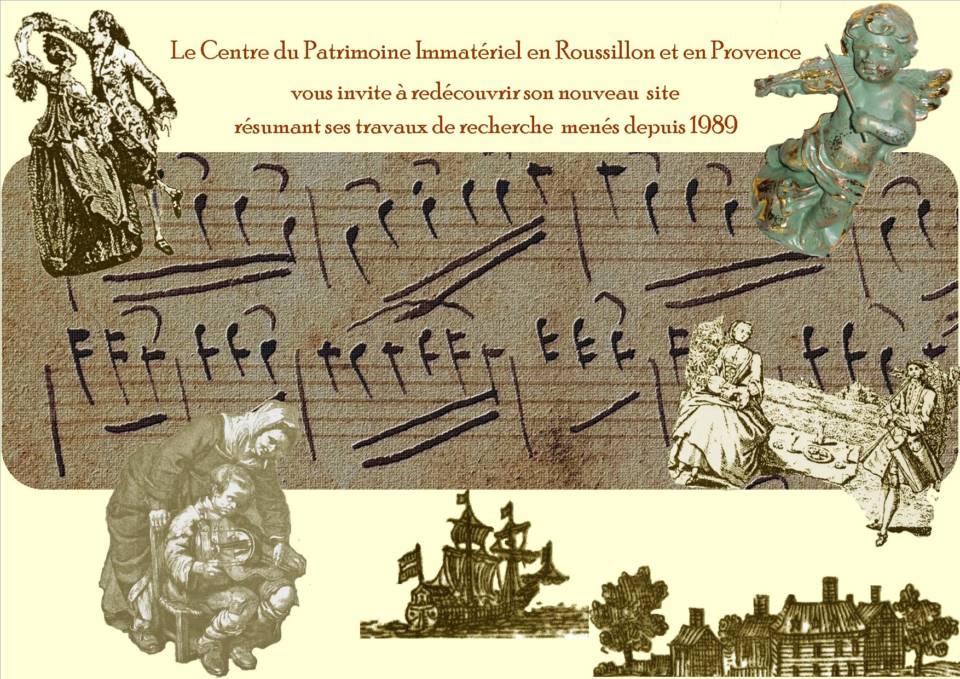 Centre patrimoine immatériel au siècle des Lumières - musiques, chant, danses Régions Occitanie et Provence - FRANCE