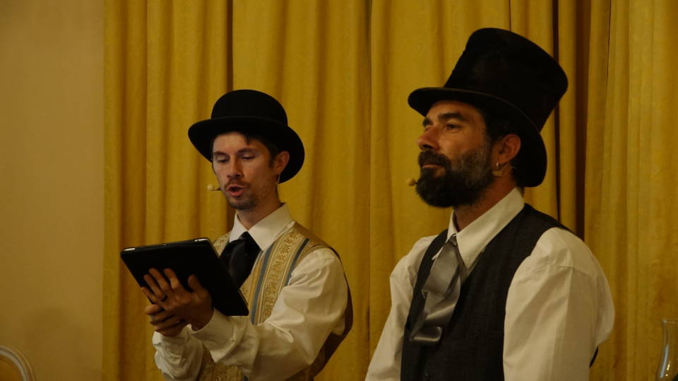 Damien Roquetty chant et Renaud Bois récitant et choeur